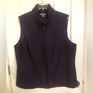 Quilted Plum Vest